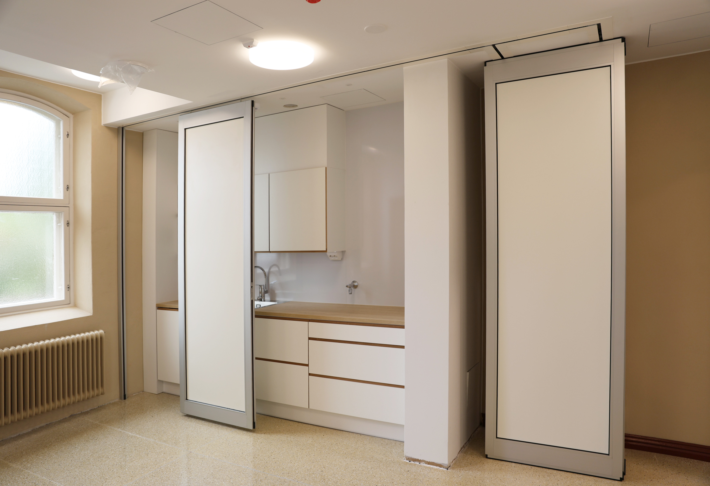 apartment with movable walls